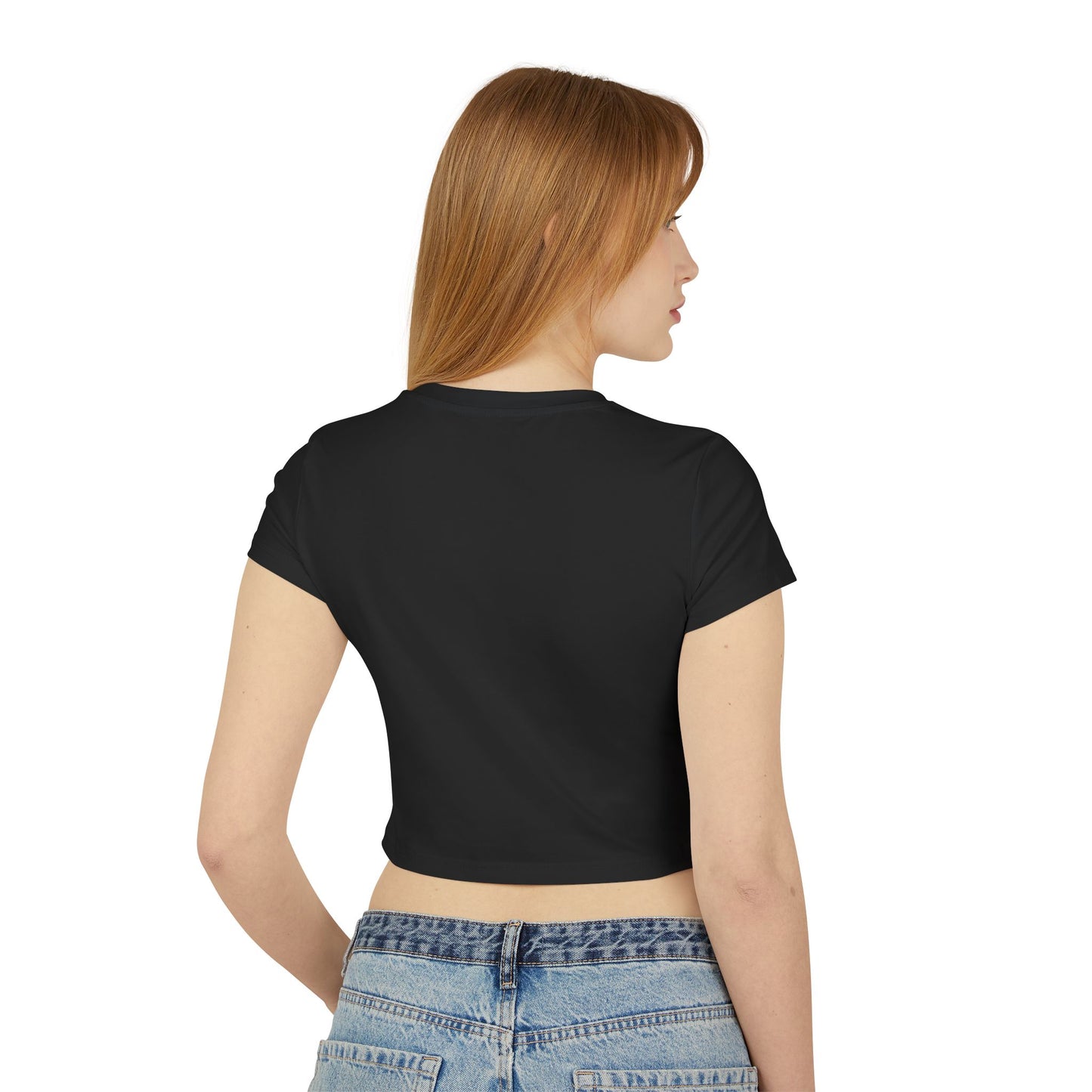 Ghost Edition Women's Baby Tee - Trendy Crop Top for Everyday Style