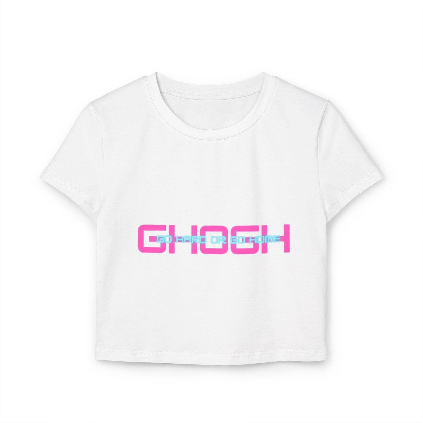 Ghost Edition Women's Baby Tee - Trendy Crop Top for Everyday Style