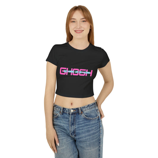Ghost Edition Women's Baby Tee - Trendy Crop Top for Everyday Style