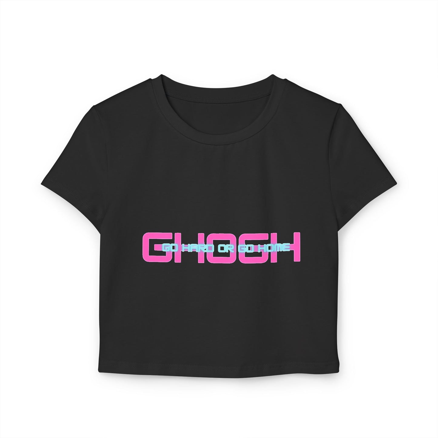 Ghost Edition Women's Baby Tee - Trendy Crop Top for Everyday Style