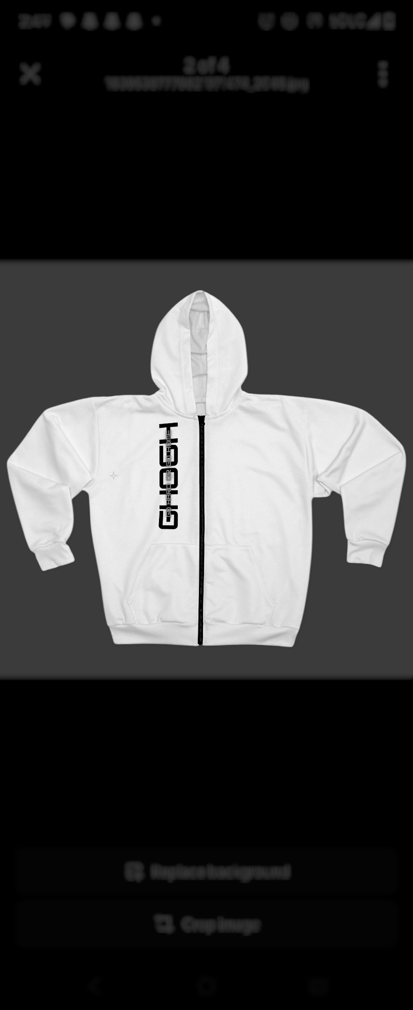 GHOGH  Zip Hoodie